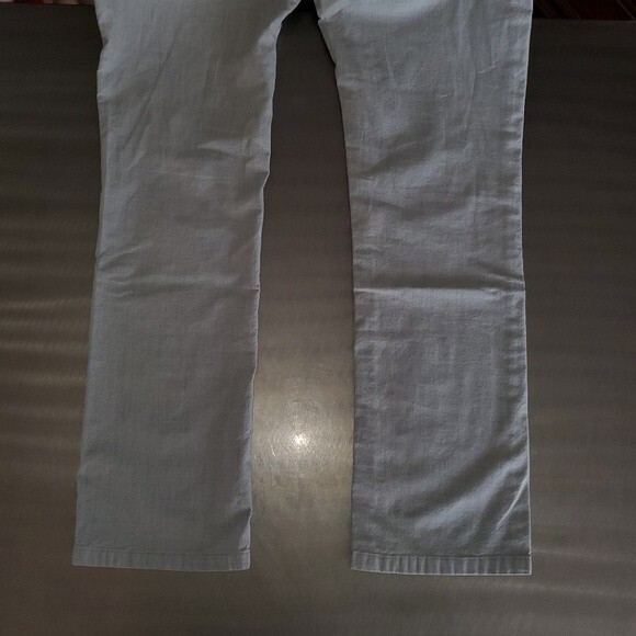 John Varvatos Gray Straight Slim Leg Contrast Stitch Trouser Pants 30 R - Picture 6 of 11